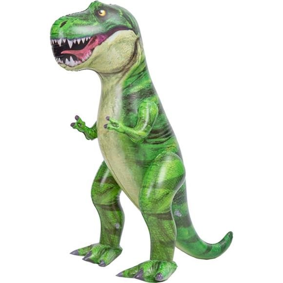 T-Rex Dinosaur Inflatable for Party Decorations, Tyrannosaurus Rex Inflatable - Picture 1 of 8